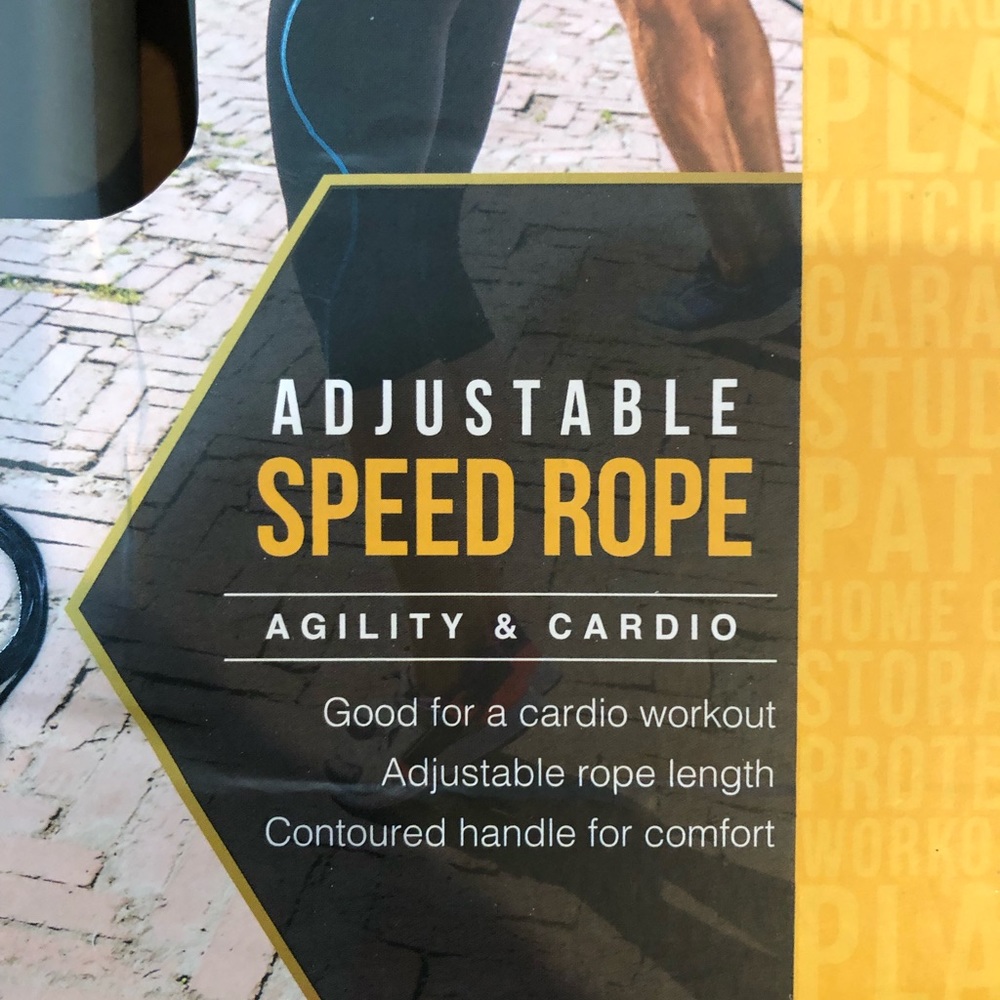 Adjustable Speed Jumping Rope new in box cardio - Picture 3 of 3